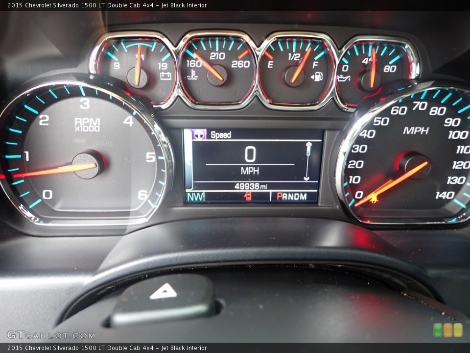 Jet Black Interior Gauges for the 2015 Chevrolet Silverado 1500 LT Double Cab 4x4 #146594187