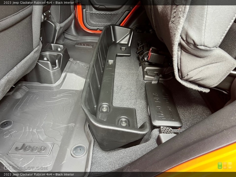 Black Interior Rear Seat for the 2023 Jeep Gladiator Rubicon 4x4 #146594256