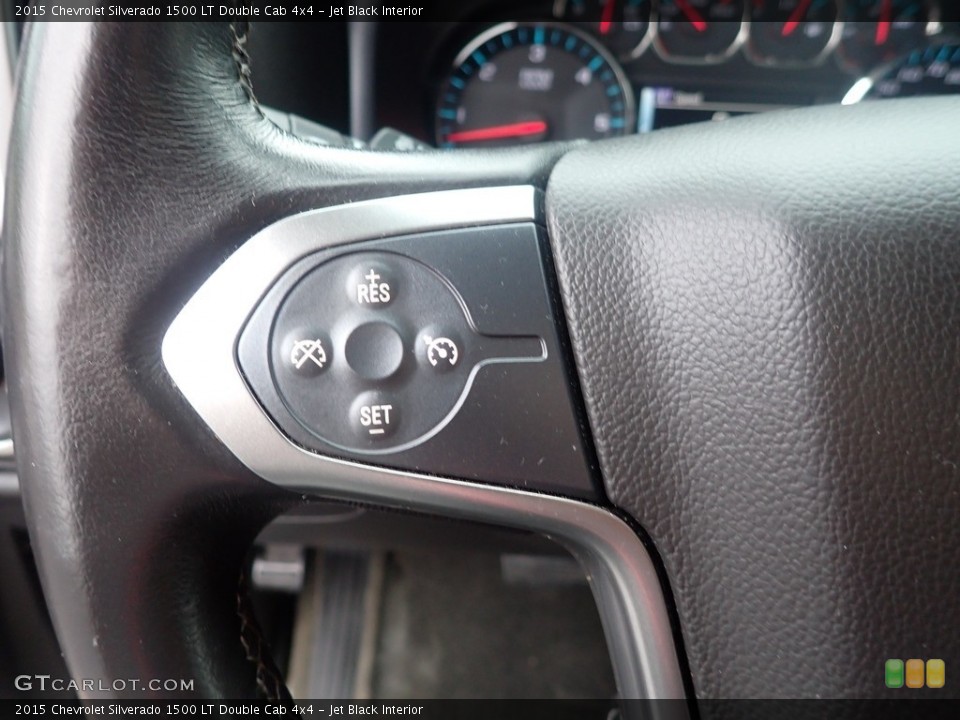 Jet Black Interior Steering Wheel for the 2015 Chevrolet Silverado 1500 LT Double Cab 4x4 #146594257