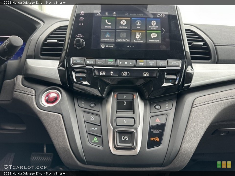 Mocha Interior Controls for the 2023 Honda Odyssey EX-L #146594531