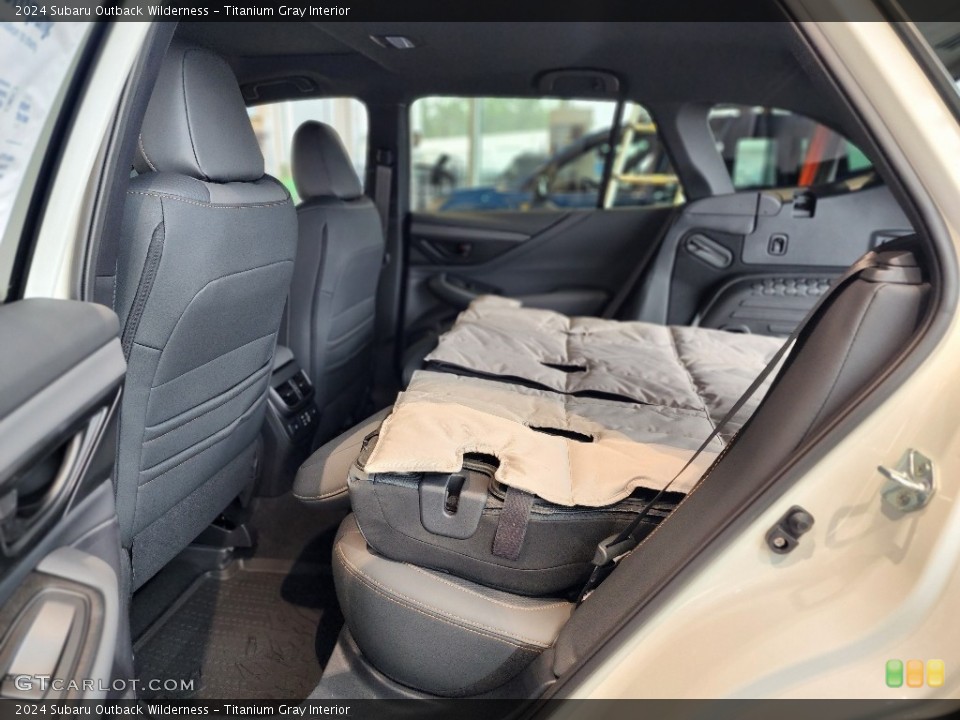 Titanium Gray Interior Rear Seat for the 2024 Subaru Outback Wilderness #146594647
