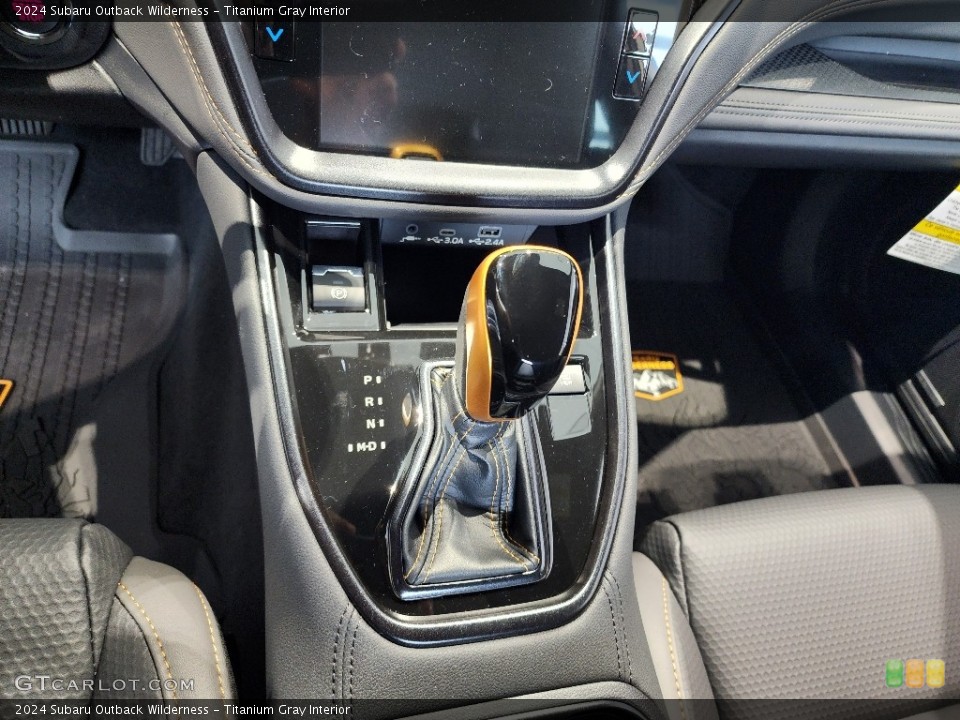 Titanium Gray Interior Transmission for the 2024 Subaru Outback Wilderness #146594695