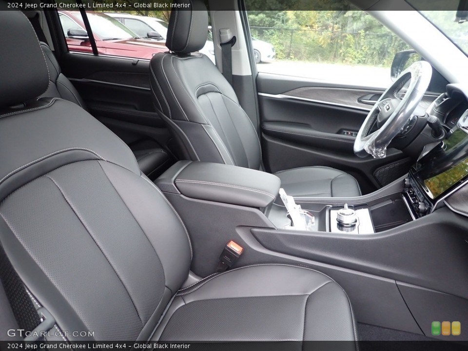 Global Black Interior Front Seat for the 2024 Jeep Grand Cherokee L Limited 4x4 #146594831