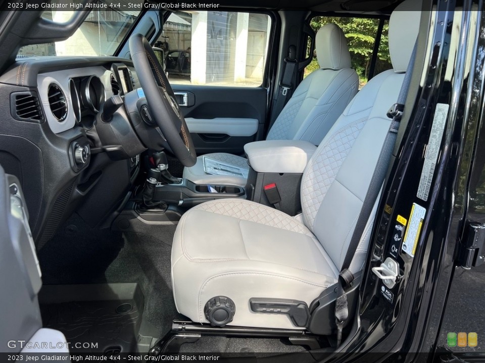 Steel Gray/Global Black Interior Photo for the 2023 Jeep Gladiator High Altitude 4x4 #146594902