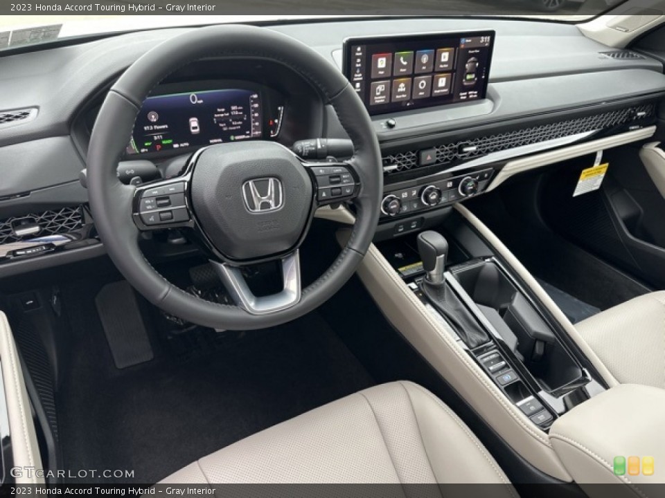 Gray Interior Photo for the 2023 Honda Accord Touring Hybrid #146594935