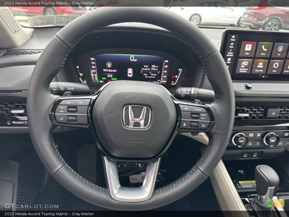 Gray Interior Steering Wheel for the 2023 Honda Accord Touring Hybrid #146595088