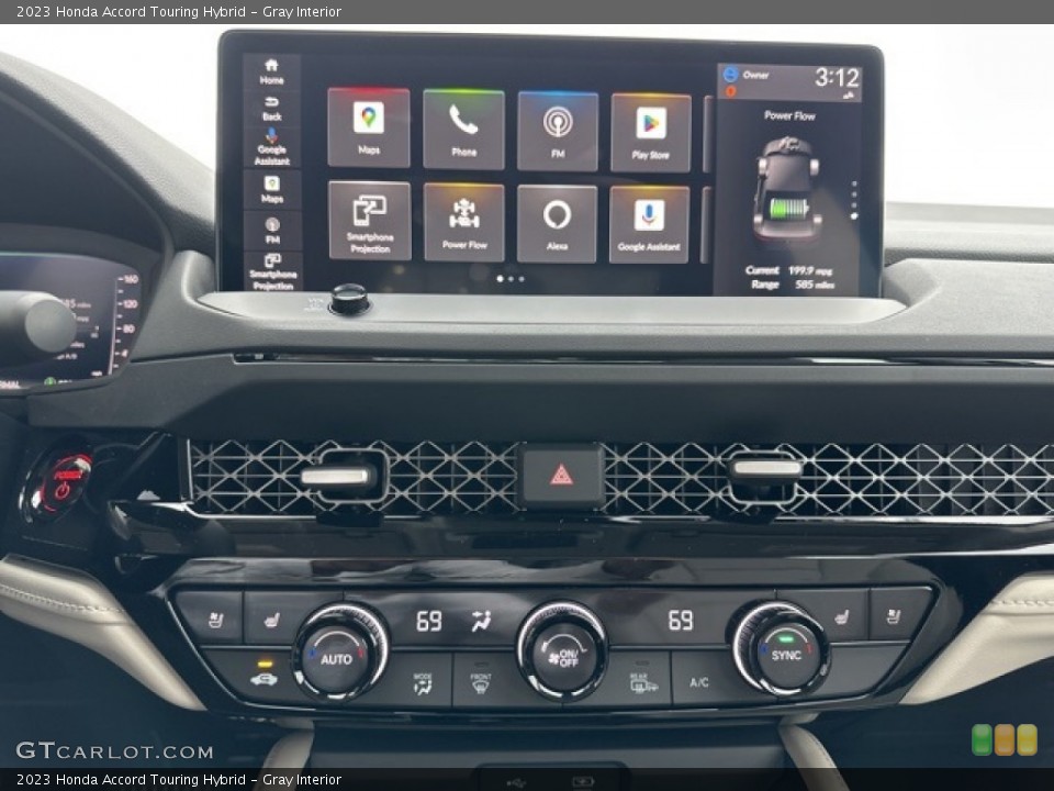 Gray Interior Controls for the 2023 Honda Accord Touring Hybrid #146595129
