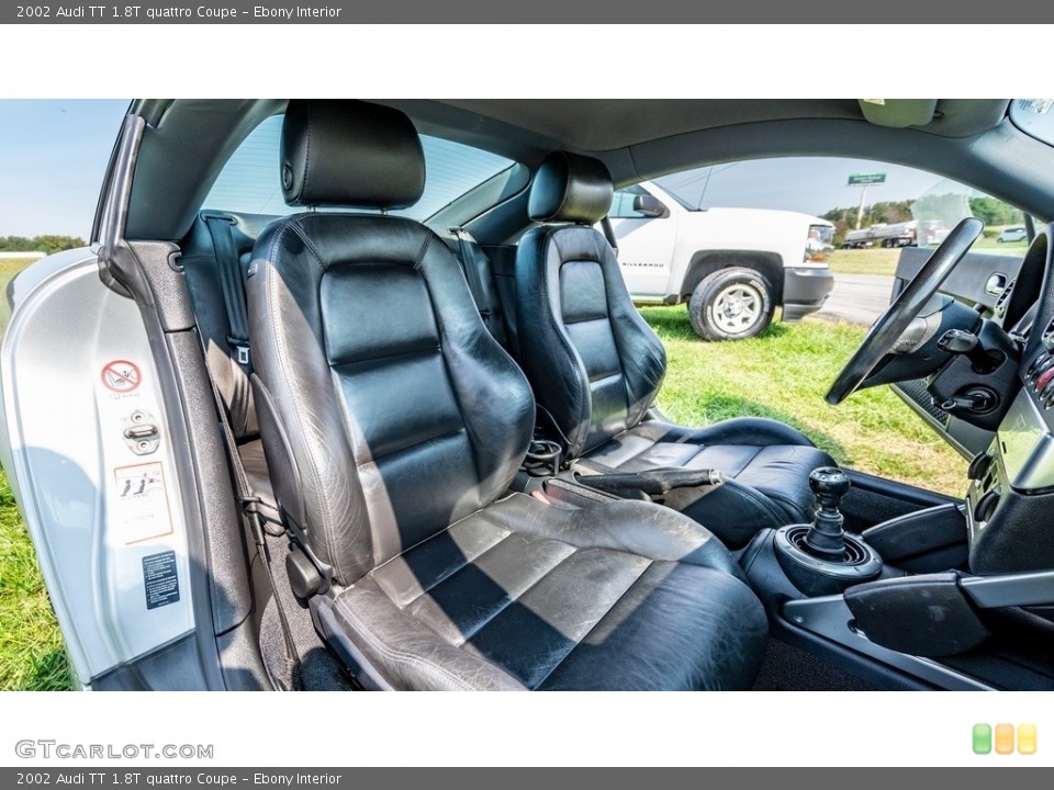 Ebony Interior Front Seat for the 2002 Audi TT 1.8T quattro Coupe #146595393