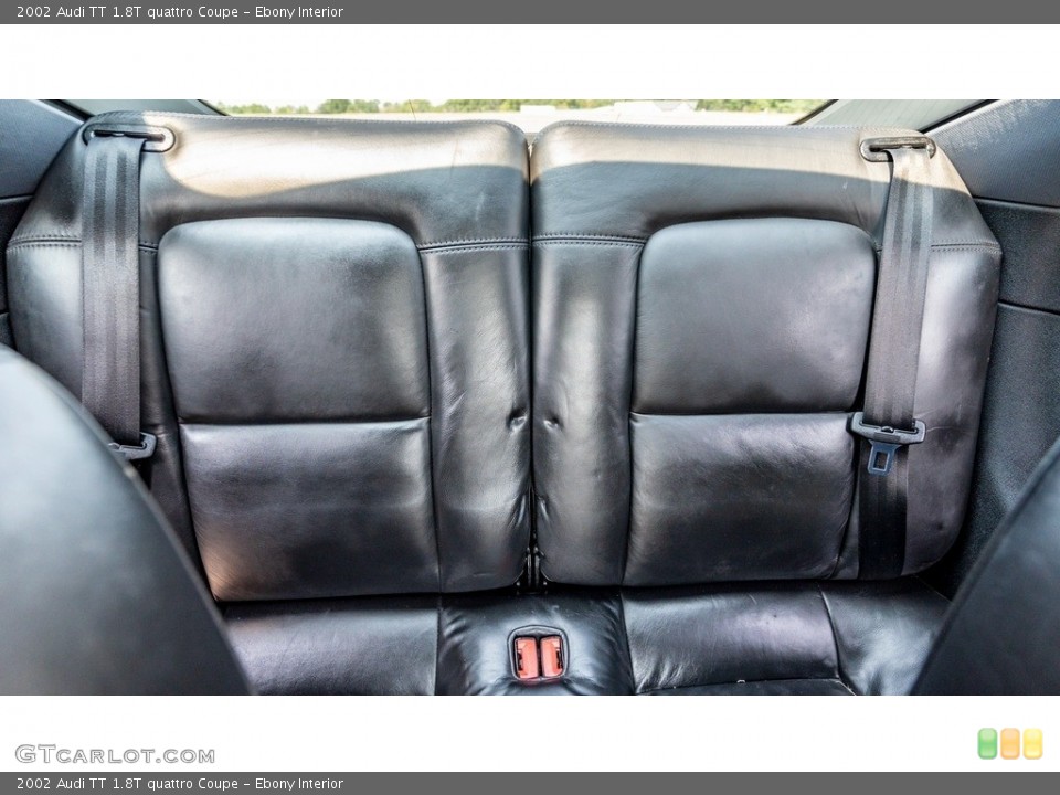 Ebony Interior Rear Seat for the 2002 Audi TT 1.8T quattro Coupe #146595414