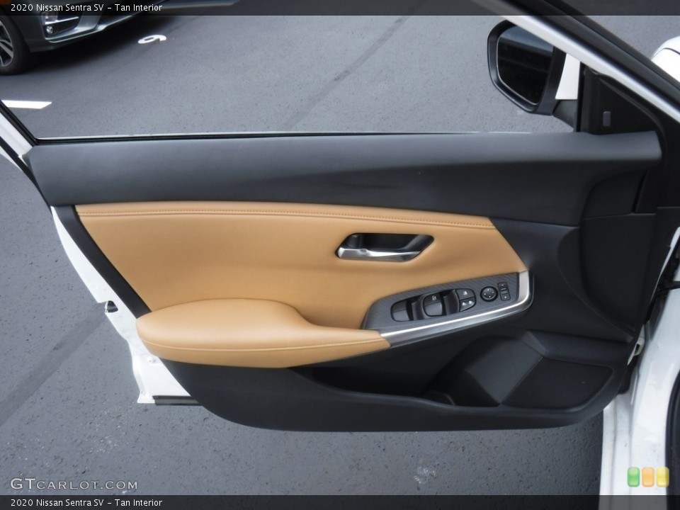 Tan Interior Door Panel for the 2020 Nissan Sentra SV #146595650