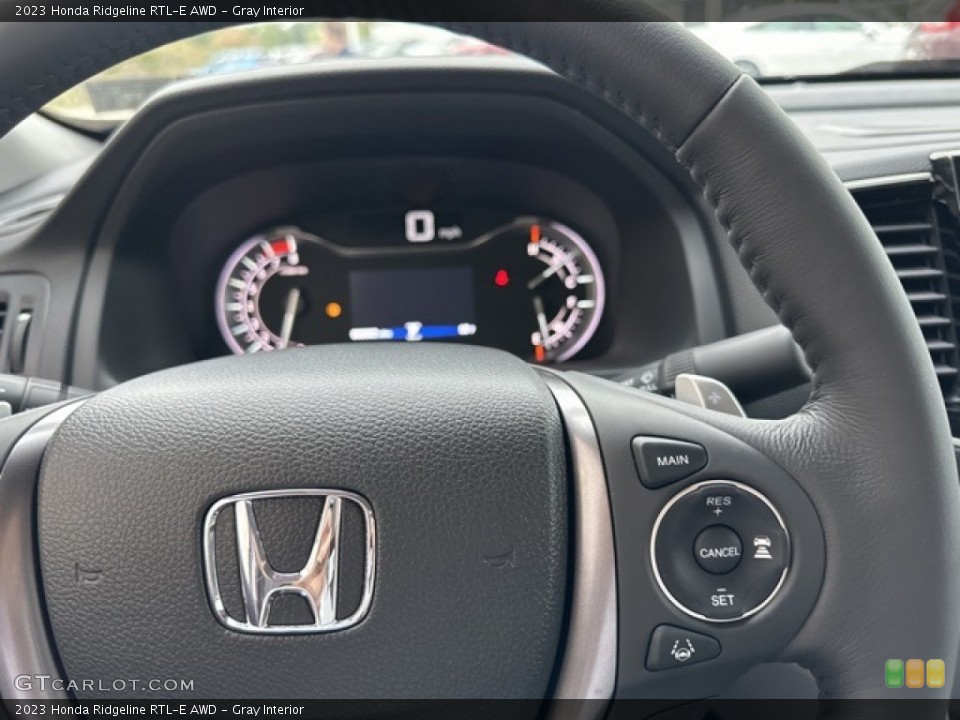 Gray Interior Steering Wheel for the 2023 Honda Ridgeline RTL-E AWD #146595772