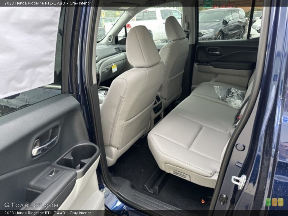 Gray Interior Rear Seat for the 2023 Honda Ridgeline RTL-E AWD #146595830