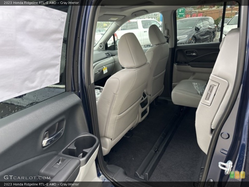 Gray Interior Rear Seat for the 2023 Honda Ridgeline RTL-E AWD #146595853