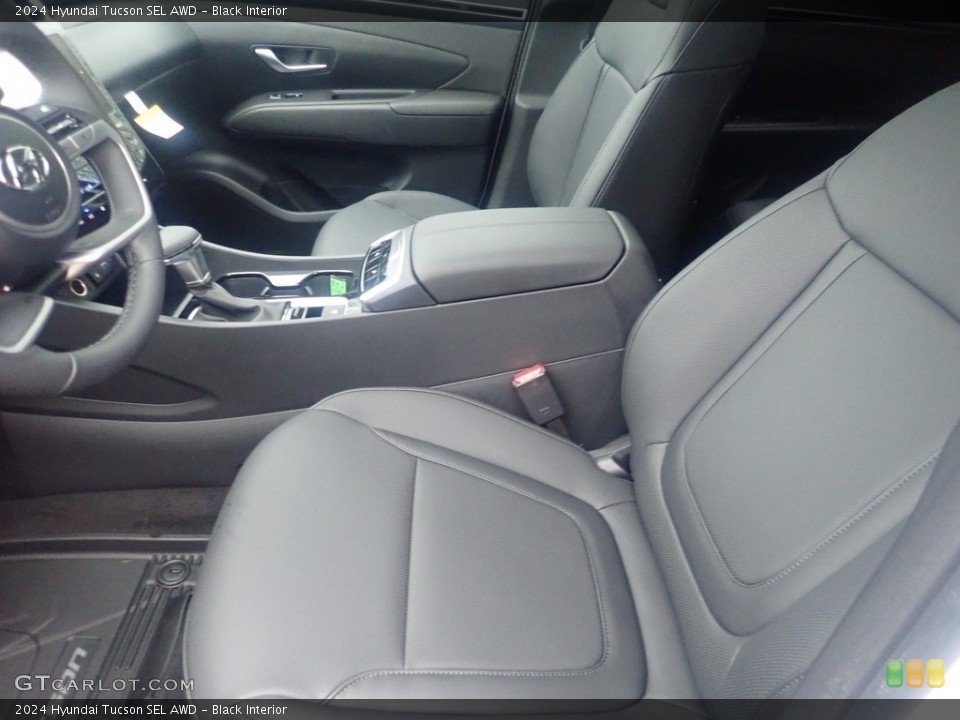 Black Interior Front Seat for the 2024 Hyundai Tucson SEL AWD #146595888