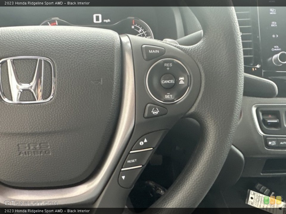 Black Interior Steering Wheel for the 2023 Honda Ridgeline Sport AWD #146596264