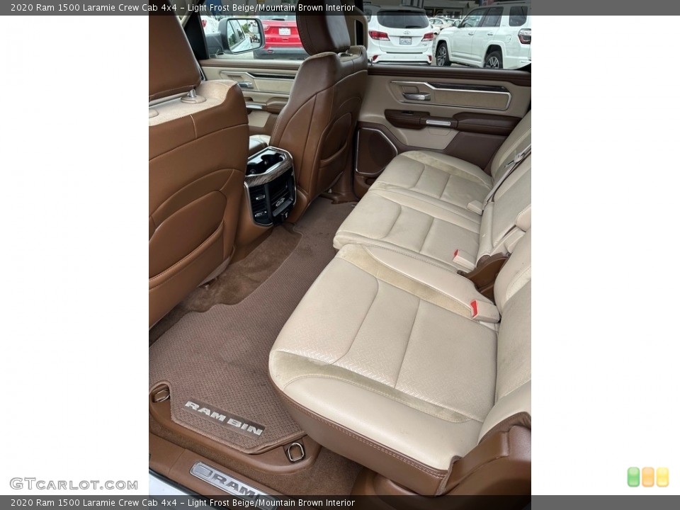 Light Frost Beige/Mountain Brown Interior Rear Seat for the 2020 Ram 1500 Laramie Crew Cab 4x4 #146596303