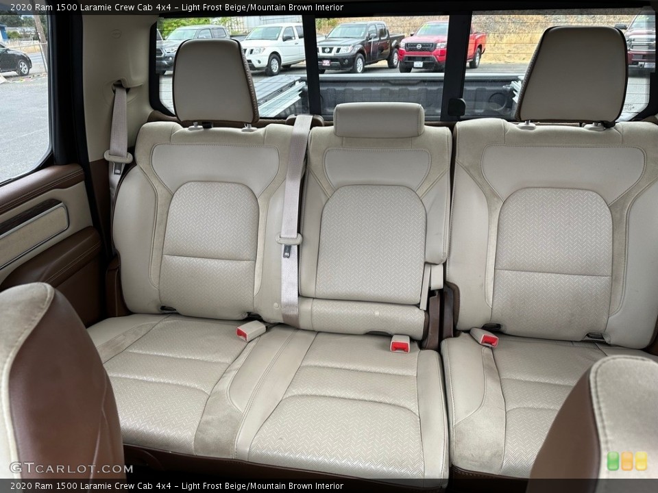 Light Frost Beige/Mountain Brown Interior Rear Seat for the 2020 Ram 1500 Laramie Crew Cab 4x4 #146596317