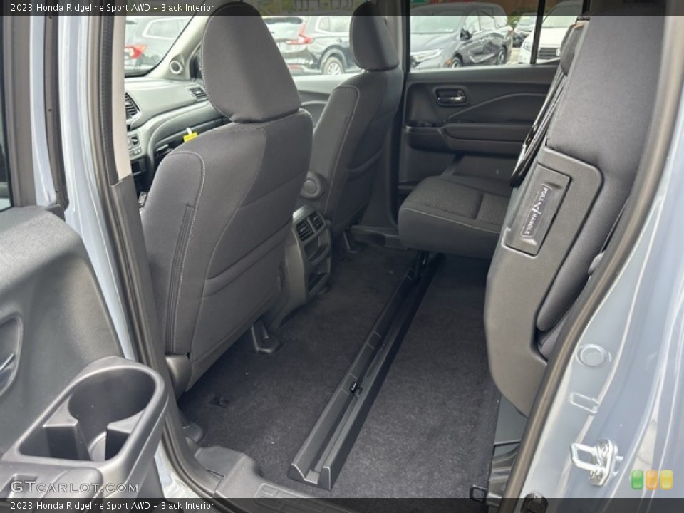 Black Interior Rear Seat for the 2023 Honda Ridgeline Sport AWD #146596324
