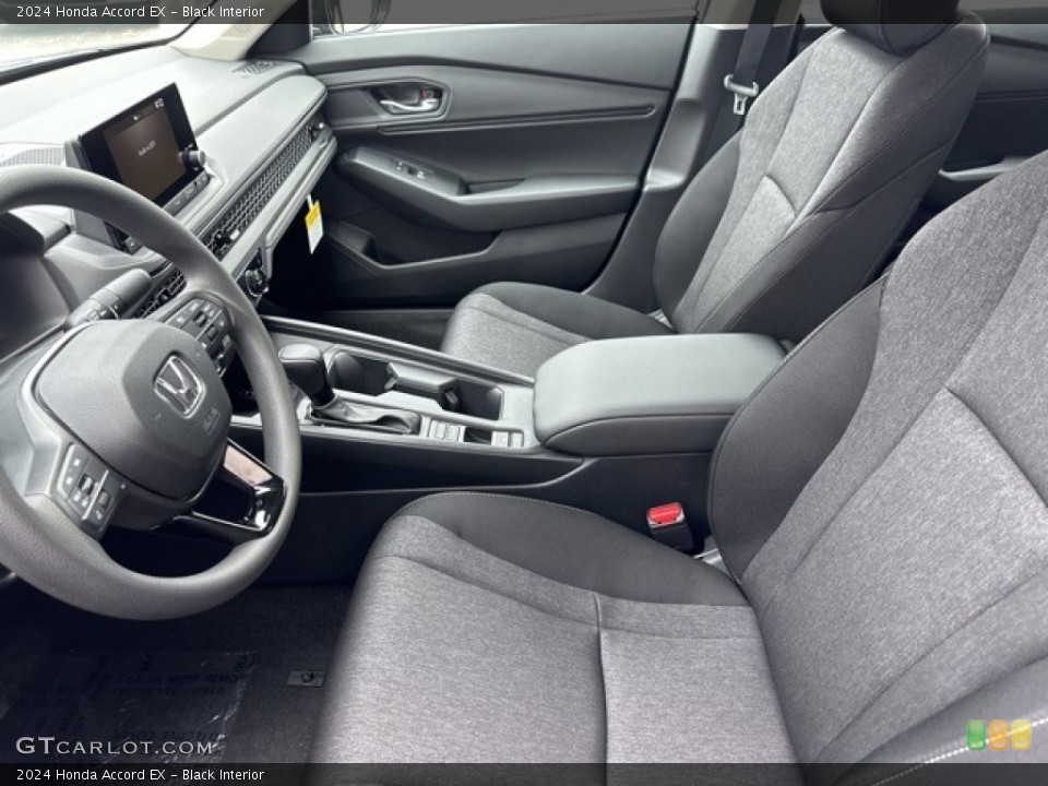 Black Interior Front Seat for the 2024 Honda Accord EX #146596503