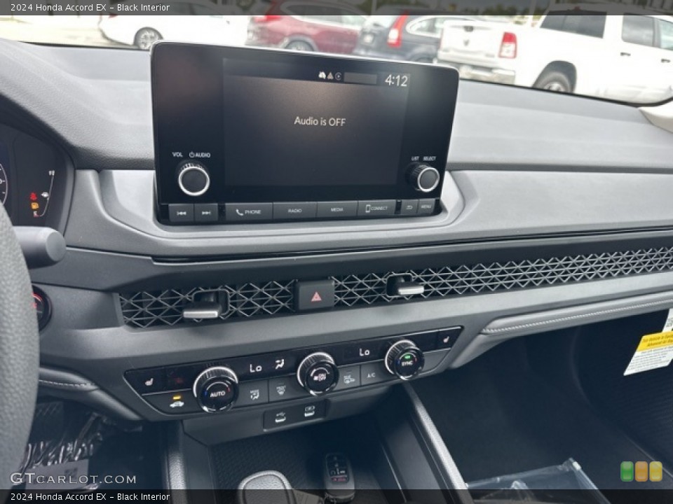 Black Interior Controls for the 2024 Honda Accord EX #146596518