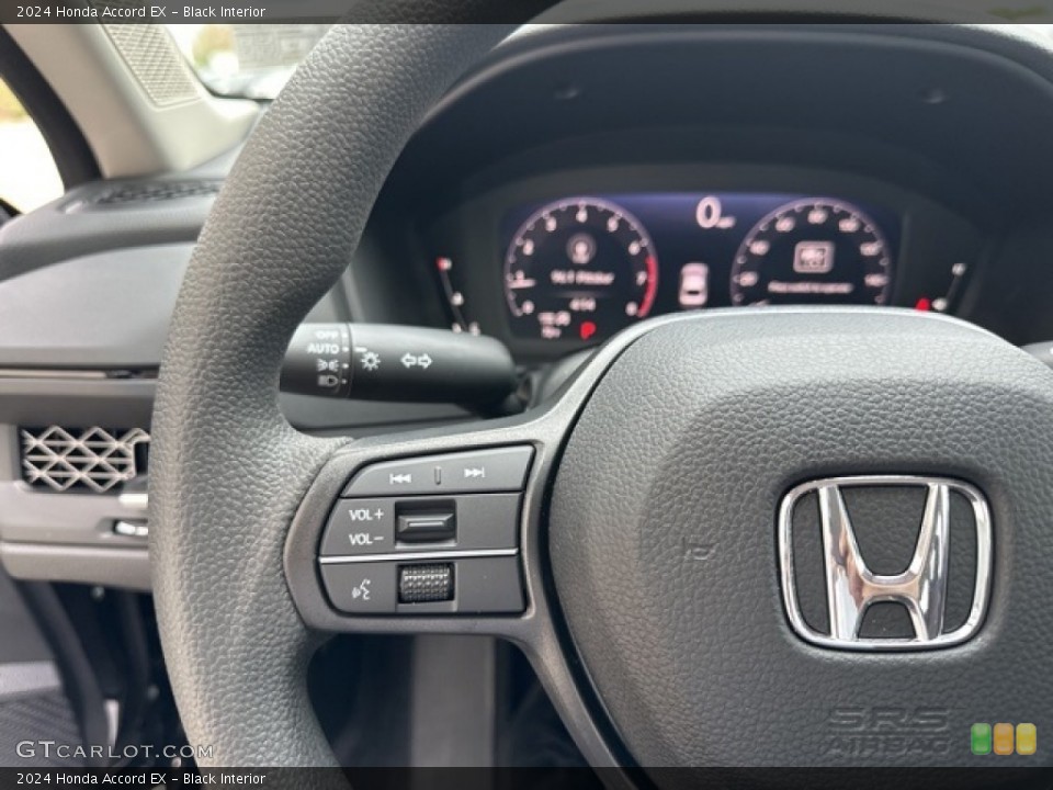 Black Interior Steering Wheel for the 2024 Honda Accord EX #146596641