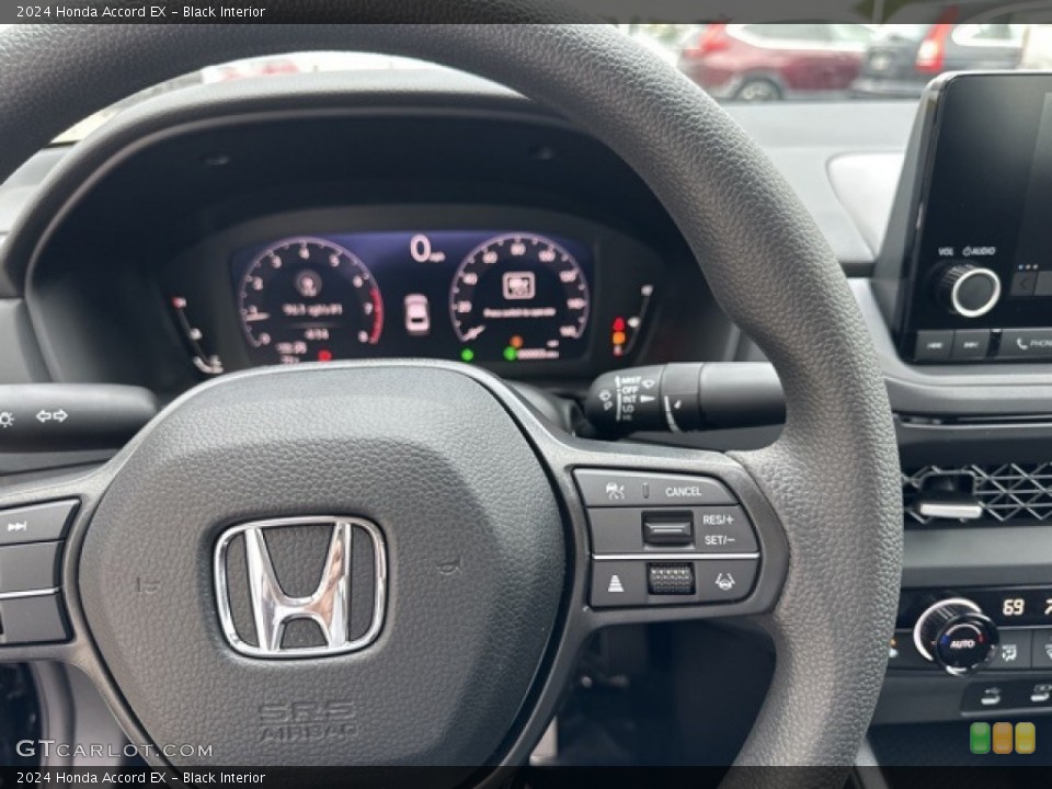 Black Interior Steering Wheel for the 2024 Honda Accord EX #146596649