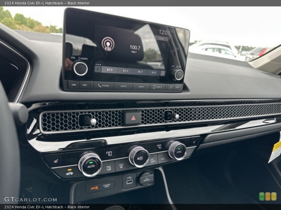 Black Interior Dashboard for the 2024 Honda Civic EX-L Hatchback #146596916