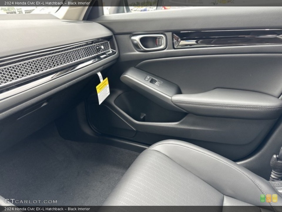 Black Interior Door Panel for the 2024 Honda Civic EX-L Hatchback #146596964