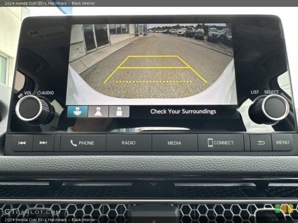 Black Interior Controls for the 2024 Honda Civic EX-L Hatchback #146596976