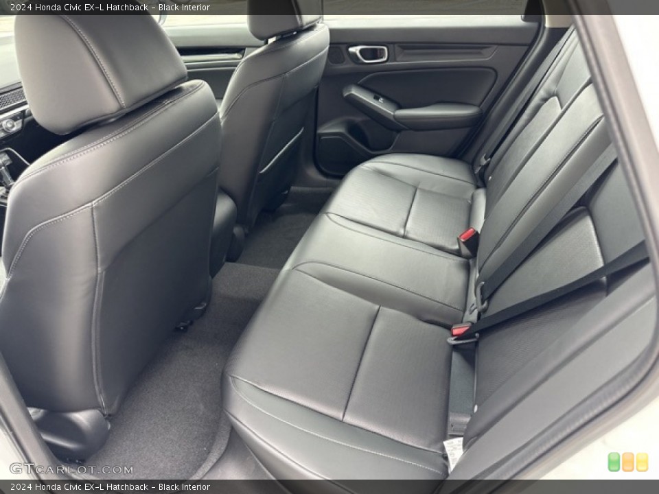 Black Interior Rear Seat for the 2024 Honda Civic EX-L Hatchback #146597000
