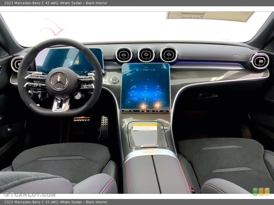 Black Interior Dashboard for the 2023 Mercedes-Benz C 43 AMG 4Matic Sedan #146597541