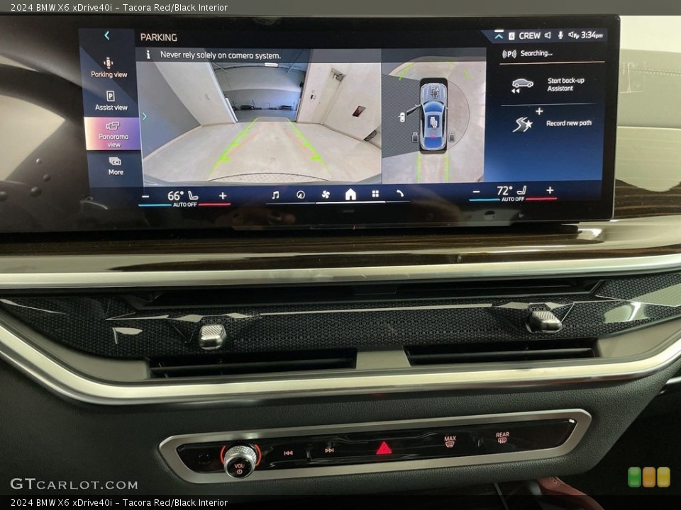 Tacora Red/Black Interior Controls for the 2024 BMW X6 xDrive40i #146597828