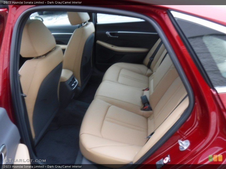 Dark Gray/Camel Interior Rear Seat for the 2023 Hyundai Sonata Limited #146598036
