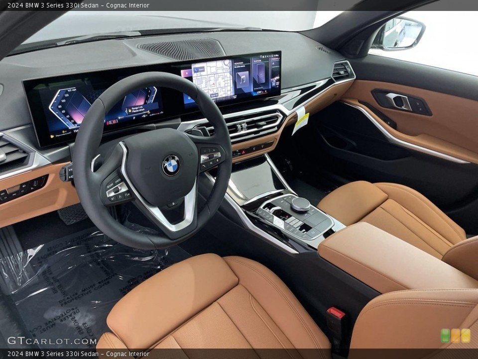 Cognac Interior Photo for the 2024 BMW 3 Series 330i Sedan #146598198