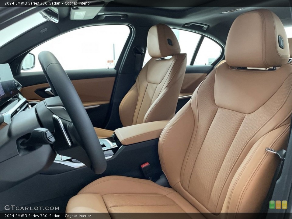 Cognac Interior Front Seat for the 2024 BMW 3 Series 330i Sedan #146598217