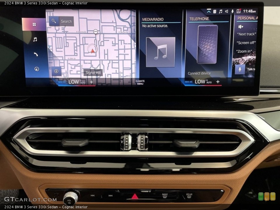 Cognac Interior Controls for the 2024 BMW 3 Series 330i Sedan #146598303