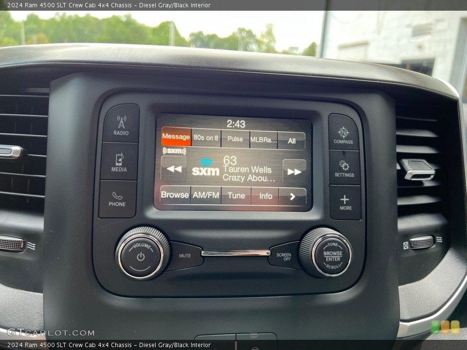Diesel Gray/Black Interior Controls for the 2024 Ram 4500 SLT Crew Cab 4x4 Chassis #146598730