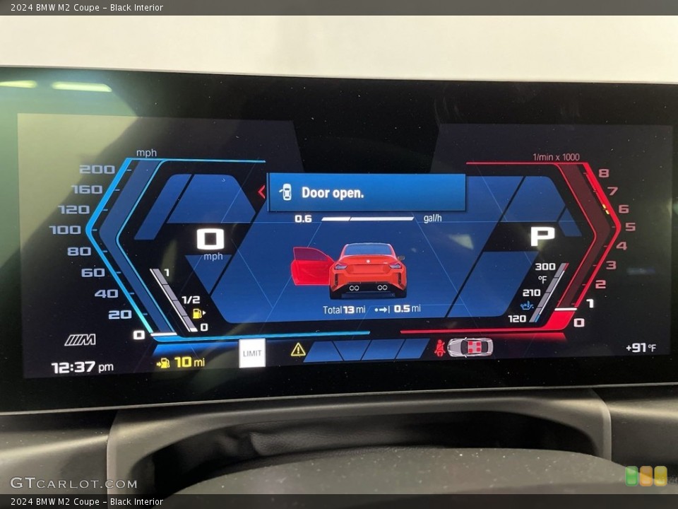 Black Interior Controls for the 2024 BMW M2 Coupe #146598772