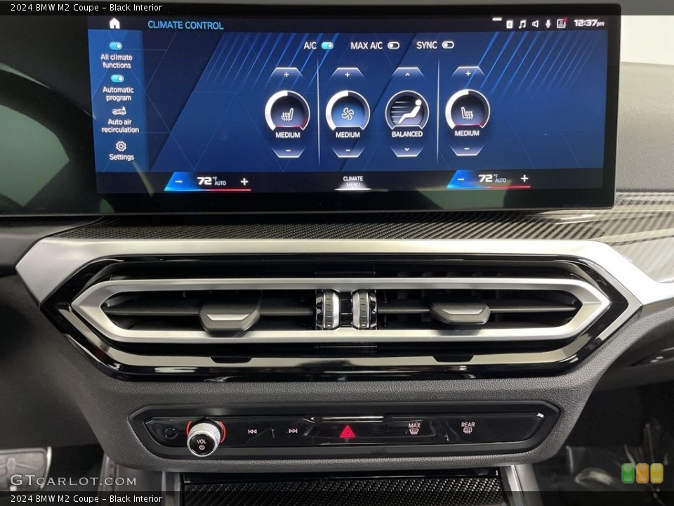 Black Interior Controls for the 2024 BMW M2 Coupe #146598843