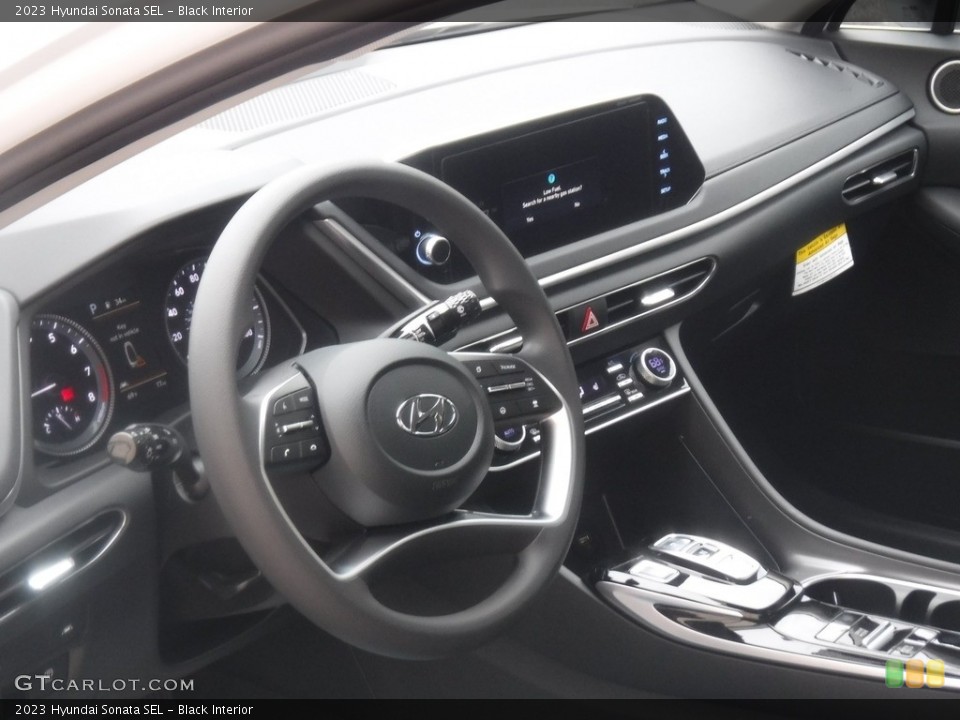 Black Interior Dashboard for the 2023 Hyundai Sonata SEL #146598922
