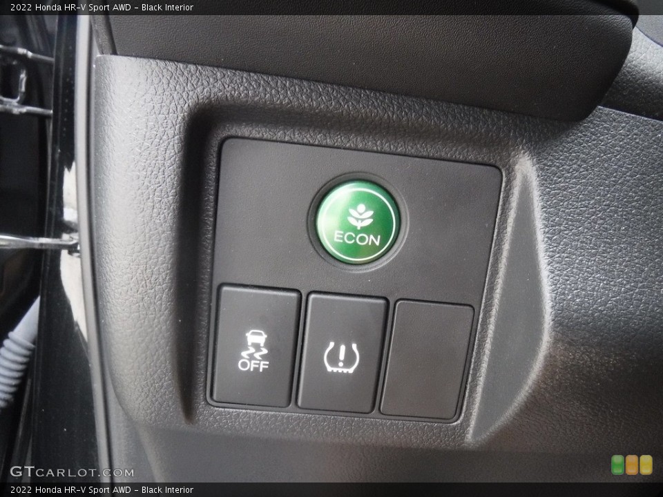 Black Interior Controls for the 2022 Honda HR-V Sport AWD #146599159