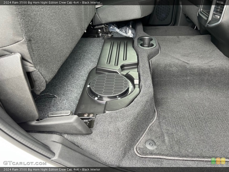 Black Interior Rear Seat for the 2024 Ram 3500 Big Horn Night Edition Crew Cab 4x4 #146599171