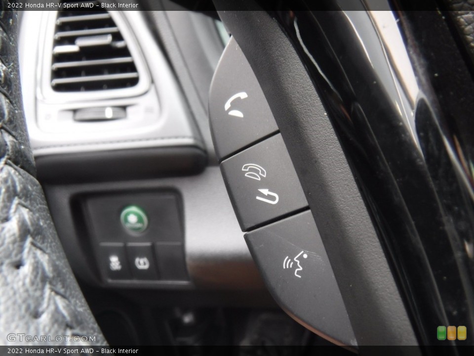 Black Interior Controls for the 2022 Honda HR-V Sport AWD #146599213