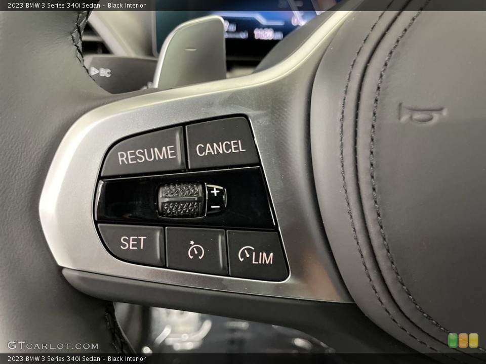 Black Interior Steering Wheel for the 2023 BMW 3 Series 340i Sedan #146599225