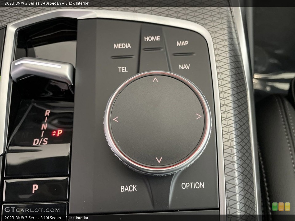Black Interior Controls for the 2023 BMW 3 Series 340i Sedan #146599386