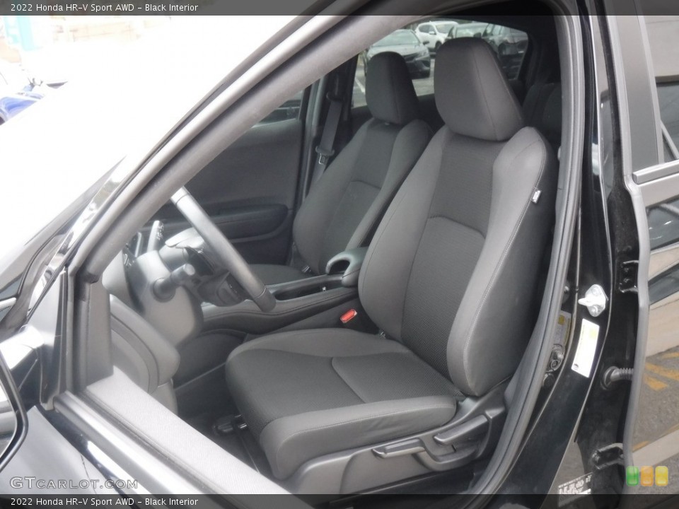Black Interior Front Seat for the 2022 Honda HR-V Sport AWD #146599411