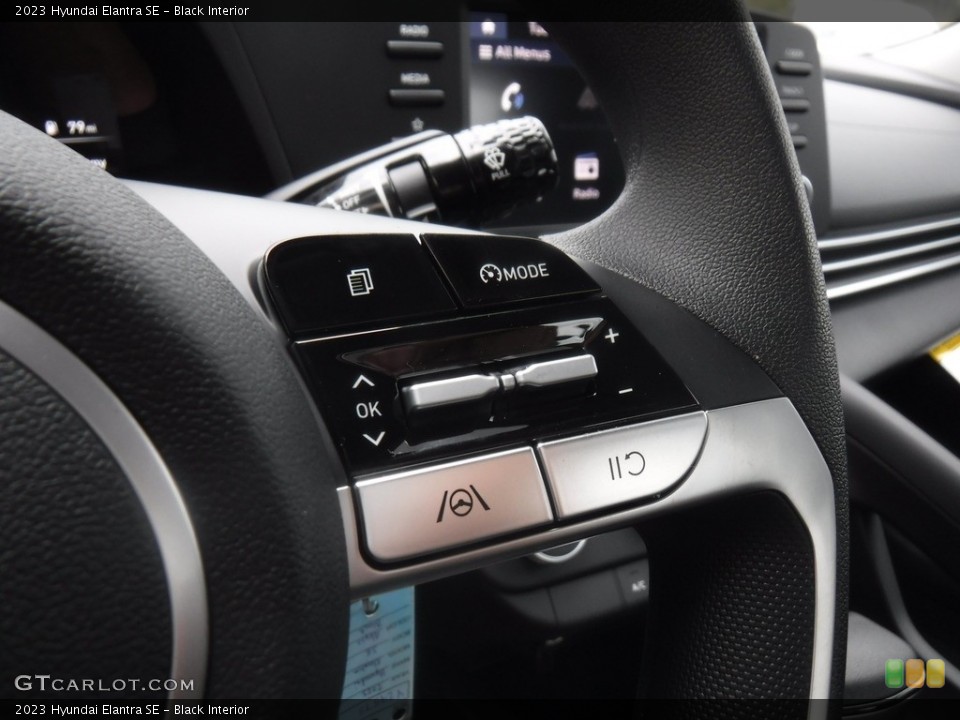 Black Interior Steering Wheel for the 2023 Hyundai Elantra SE #146599576