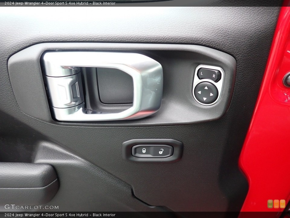 Black Interior Door Panel for the 2024 Jeep Wrangler 4-Door Sport S 4xe Hybrid #146599847