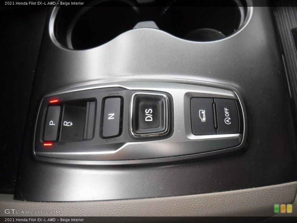 Beige Interior Transmission for the 2021 Honda Pilot EX-L AWD #146600022
