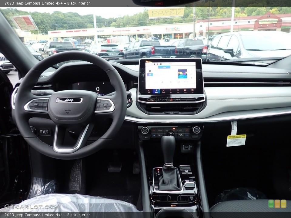 Black Interior Dashboard for the 2023 Jeep Compass Limited 4x4 #146601504